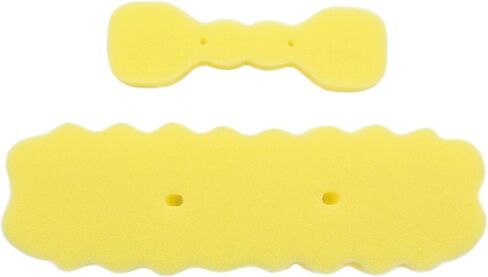 MoomooBaby Bottle Brush Replacement Sponges - 6-Pack Sponge Head Bottle Brush Cleaner Refills with 3 Bottle Sponges & 3 Nipple Sponges - Gentle & Non-Scratching Foam Material - Quick & Easy Attachment in Saudi Arabia