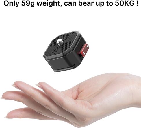 Claw Arca Quick Release Plate Set for ULANZI Claw QR, 110lb Load Camera QR Mount Adapter, Slide-Lock & Push-Button Release, Aluminum Quick Release System for Cameras Tripod Gimbal Stabilizer in Kuwait