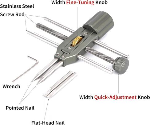 Universal Camera Lens Repair Tool Kit, Adjustable Spanner Wrench Filter Ring Removal Tool with Pointed & Flat Screwdriver Tips Stainless Steel in Kuwait