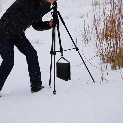 Outdoor Tripod Sand Bag with Storage Function Made of Sturdy Oxford Cloth Lightweight Windproof Weight Bag to Protect Tripod and Secure for Photography and Outdoor Umbrella in Kuwait