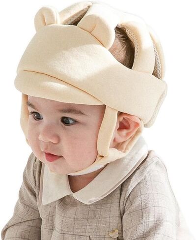 Baby Head Protector- Baby Helmet Cotton, Adjustable & Ultra-Lightweight Head Protector for Crawling & Walking Infants, Toddlers in Saudi Arabia