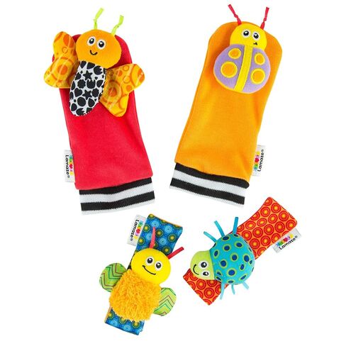 Lamaze Gardenbug - Baby Foot Finder Socks & Wrist Rattle Set - Sensory Development Toys - Newborn Baby Essentials in Saudi Arabia