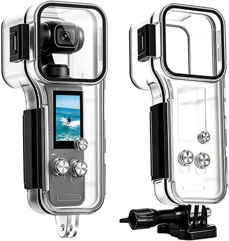 50M/164FT Underwater Waterproof Dive Case for DJI Osmo Pocket 4 | Diving Housing Waterproof Protection Case with Bracket Anti-fog Inserts for DJI Osmo Pocket 4 Camera Dive Accessories in Saudi Arabia