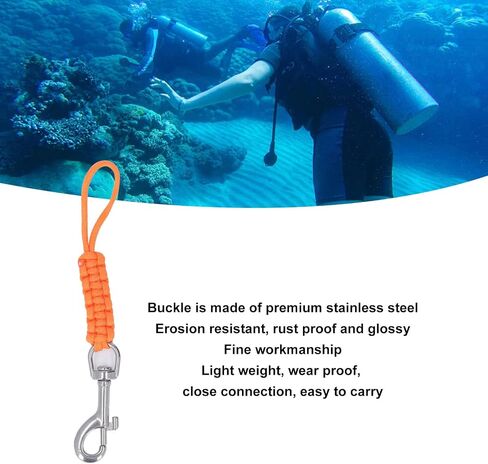 KOGOROUCOS Diving Lanyard Multifunctional Underwater Camera Housing Carrying Lanyard with Quick Release Buckle in Kuwait