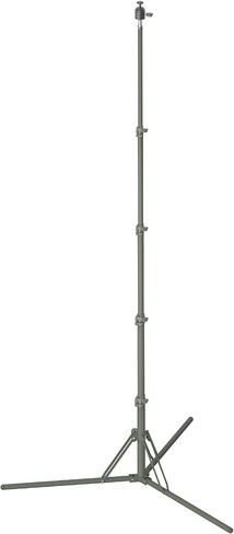 CLAYMORE Tripod Stand (Light Khaki) - Lightweight Aluminum Outdoor Action Camera, Fan & Lighting Stand, 1/4" Mount, 19-75in, 360° Ball Head, Wind-Resistant. Carrying Case and Dual-Sided Hook. in Kuwait