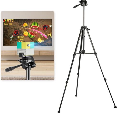 Tripod Stand for Nex Playground Console, Adjustable Height Stable Holder for Nex Playground Accessory, Aluminum Professional Tripod for Camera/Phone/Projector in Saudi Arabia