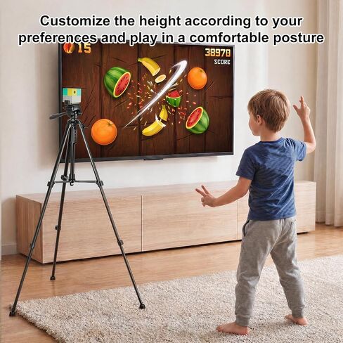 Tripod Stand for Nex Playground Console, Adjustable Height Stable Holder for Nex Playground Accessory, Aluminum Professional Tripod for Camera/Phone/Projector in Saudi Arabia
