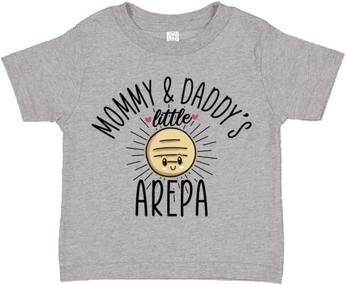 Mommy and Daddy's Little Arepa Funny Latino Baby Bodysuit One Piece or Toddler Shirt Newborn Venezuela Colombia Outfit in Saudi Arabia
