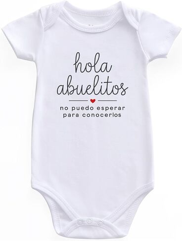 grandparents Spanish Baby Clothes Baby Outfits Girl Boy Funny Baby Bodysuits in Saudi Arabia