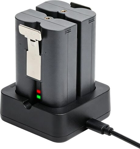 Battery Charger for Ring Rechargeable Battery, Dual Port Battery Charger Station for Ring Spotlight Cam Battery, Charging Dock for Video Doorbell 2/3/4, Stick Up Cam Battery (Batteries NOT Included) in Saudi Arabia