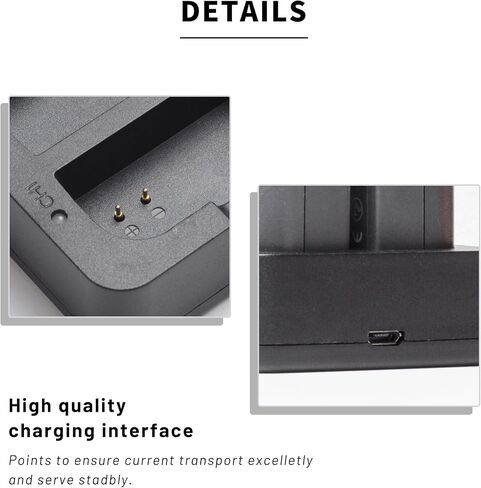Battery Charger for Ring Rechargeable Battery, Dual Port Battery Charger Station for Ring Spotlight Cam Battery, Charging Dock for Video Doorbell 2/3/4, Stick Up Cam Battery (Batteries NOT Included) in Saudi Arabia