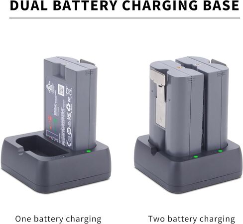 Battery Charger for Ring Rechargeable Battery, Dual Port Battery Charger Station for Ring Spotlight Cam Battery, Charging Dock for Video Doorbell 2/3/4, Stick Up Cam Battery (Batteries NOT Included) in Saudi Arabia