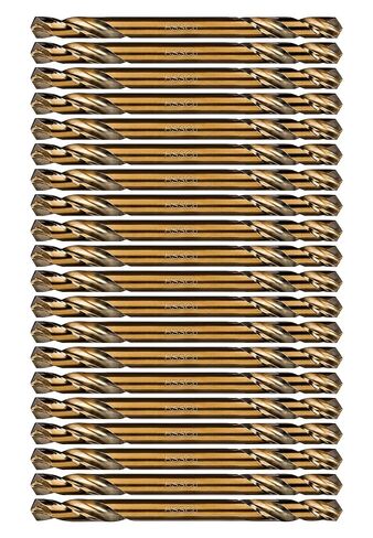 Cobalt Drill Bit Double End 1/8 in. M35 Stubby Twist Drill Steel Metal Iron-10Pcs in Saudi Arabia
