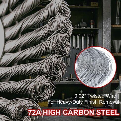 9-Pack 4-1/2" Wire Wheel for Angle Grinder with 5/8" Thread Arbor | 4 Inch Knotted Twist Carbon Steel Wire Brush for Grinder, for Heavy-Duty Rust, Paint Removal, Metal Cleaning in Saudi Arabia