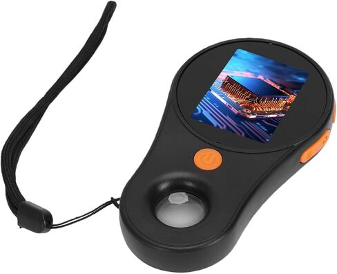 banapoy Portable Digital Microscope, 2 Inch IPS Color Screen 500X Digital Magnifying Glass, Pocket Magnifier with Rechargeable Battery and Type C Cable for Kids Exploration Observation in Kuwait