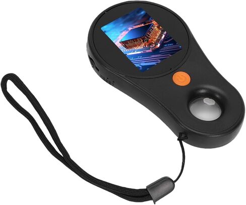 banapoy Portable Digital Microscope, 2 Inch IPS Color Screen 500X Digital Magnifying Glass, Pocket Magnifier with Rechargeable Battery and Type C Cable for Kids Exploration Observation in Kuwait
