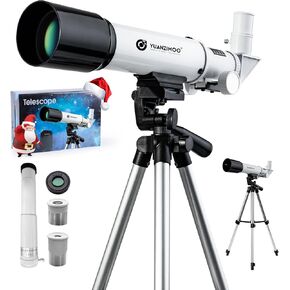 Telescope Kids 50mm Aperture 360mm AZ Astronomical Portable Telescope for Kids Adults Beginners with Tripod Black in Saudi Arabia