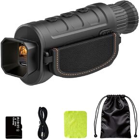Night Vision Monocular Full HD1080P Video Long Distance Infrared Night Vision Goggles Binoculars for Hunting, Camping, Travel, Surveillance 8GB Inside in Saudi Arabia