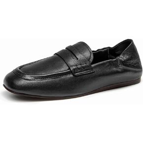 Penny Loafers for Women,Soft Leather Slip on Flats Moccasins Comfortable Dressy Casual Work Flats in Saudi Arabia