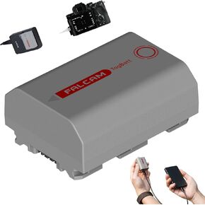 FALCAM 2420mAh NP-FZ100 Replacement Battery, Rechargeable Camera Battery USB-C, Apple Find My Tracking Support Fast Charging Compatible with Sony A1, A9, A9 II, A7 III, A7R V, A7S III, A7 IV in Kuwait