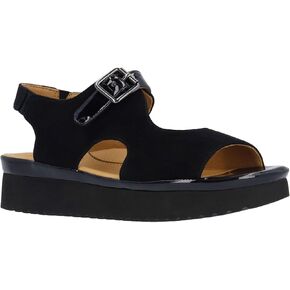 L'Amour des Pieds LAM Women's Azenor Black Suede Sandal in Saudi Arabia