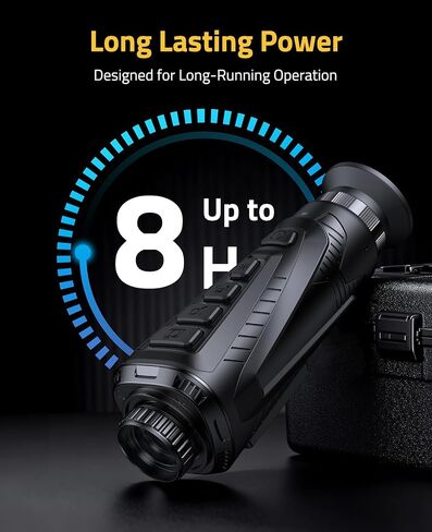 CVLIFE 256x192 Thermal Monocular - 15mm Lens, 1024x768 HD Display, 50Hz Frame Rate Night Vision Thermal Imaging - 6 Color Modes, WiFi Handheld Monocular for Hunting Camping in Saudi Arabia