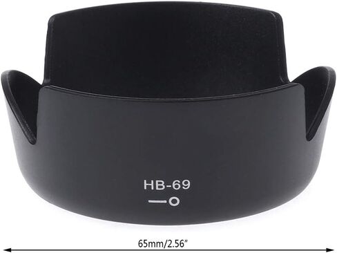 HB-69 Mount Camera Lens Hood for D3200 D3300 D5200 D5300 DX18-55mm in Saudi Arabia
