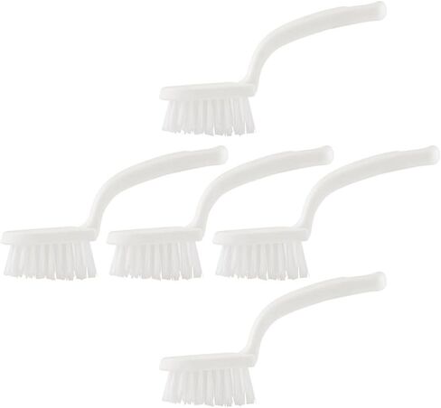 5pcs White Crevice Cleaning Brush Set for Deep Cleaning Cracks and Door Rails in Kuwait