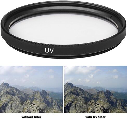 Upgraded Pro 40.5mm HD MC UV Filter Fits: Pentax 02 Standard Zoom 40.5mm Ultraviolet Filter, 40.5mm UV Filter, 40.5 mm UV Filter in Saudi Arabia