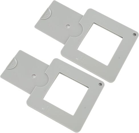 View Finder, ABS Sliding Isolation Color Tool, 2 Pack 97 X 97 Mm Adjustable Framing Aid for Drawing Painting Photography Composition for Artists Students in Saudi Arabia