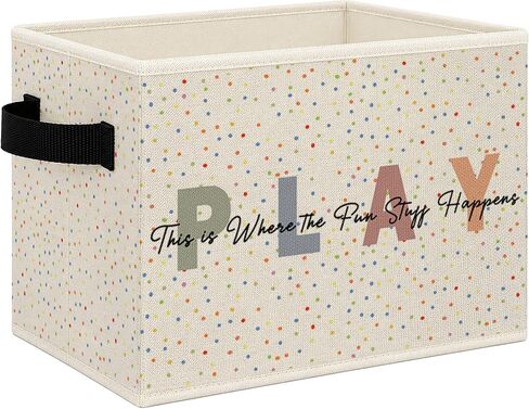 Boys Foldable Storage Bins Box with Handles, Thanks Heaven for Little Boys Blue Striped Collapsible Toys Books Clothes Organizer Basket for Kids Boy Nursery Room Bedroom Playroom Bathroom in Saudi Arabia