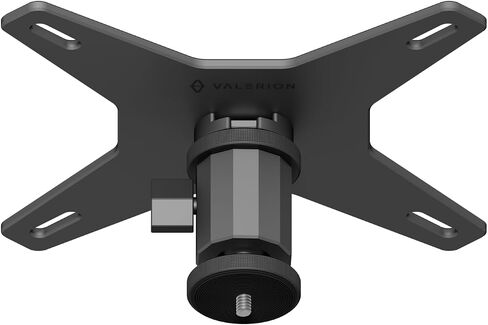 Valerion Ceiling Mount Conversion Plate for Existing 4-Leg Mounts, No-Damage Upgrade with 360° Rotation & ±30° Tilt, Anodized Aluminum, Supports up to 15 kg in Saudi Arabia