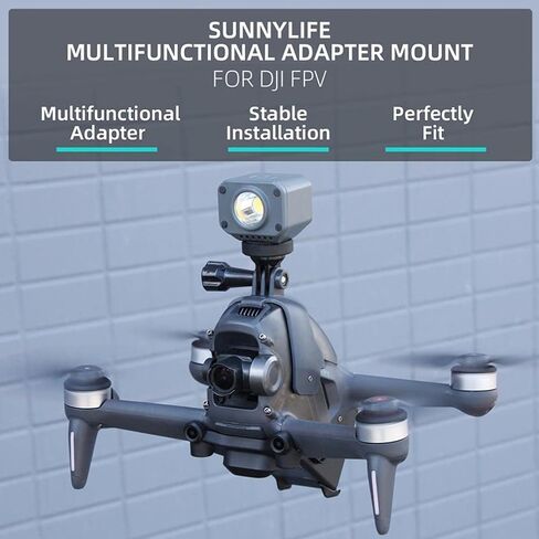 Multifunctional Expansion Mount for FPV Drone Accessories Durable Fill Light Holder Mount Compatible with and for Outdoor Photography in Saudi Arabia