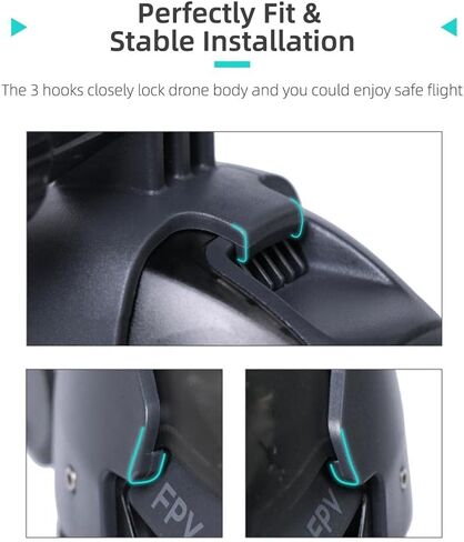 Multifunctional Expansion Mount for FPV Drone Accessories Durable Fill Light Holder Mount Compatible with and for Outdoor Photography in Saudi Arabia