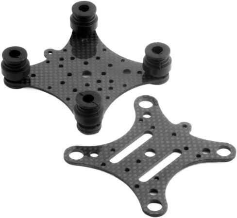 Carbon Fiber Anti-vibration Plate And Rubber Balls Compatible With Phantom 1 2 FPV Drone Quadcopter Mount in Kuwait