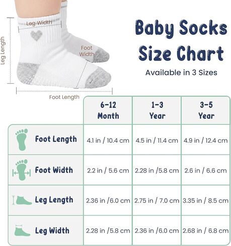 GOTS Organic Cotton Blend Ankle Toddler Socks 6M-12M-2t-3t-4t-5t Baby Gift in Kuwait