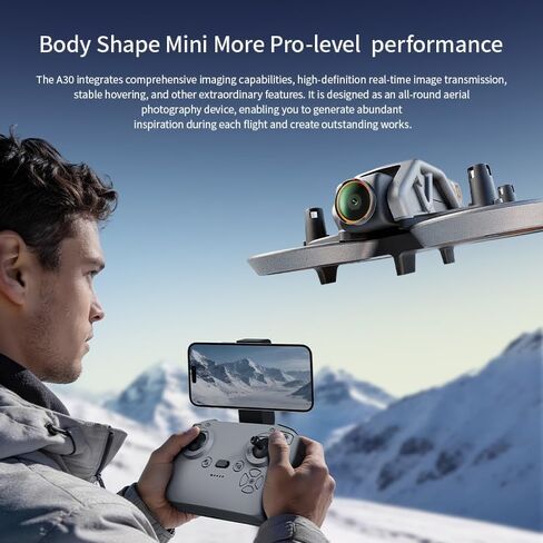 Drone with HD Camera for Beginners, One Key Takeoff/Landing, Altitude Hold, Headless Mode, 3D Flips, Trajectory Flight, 3 Speed Modes, Easy to Fly for Beginners Adults, Aerial Photography Mini Drone, Lightweight Portable Small Quadcopter for Outdoor Trave in Saudi Arabia
