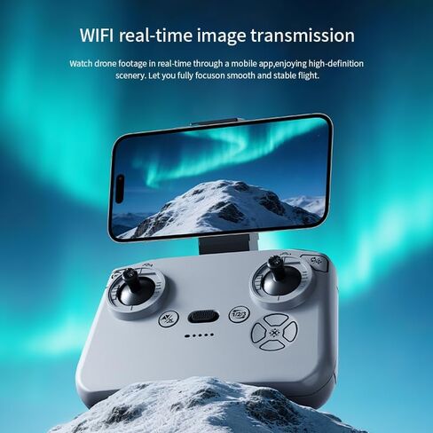 Drone with HD Camera for Beginners, One Key Takeoff/Landing, Altitude Hold, Headless Mode, 3D Flips, Trajectory Flight, 3 Speed Modes, Easy to Fly for Beginners Adults, Aerial Photography Mini Drone, Lightweight Portable Small Quadcopter for Outdoor Trave in Saudi Arabia