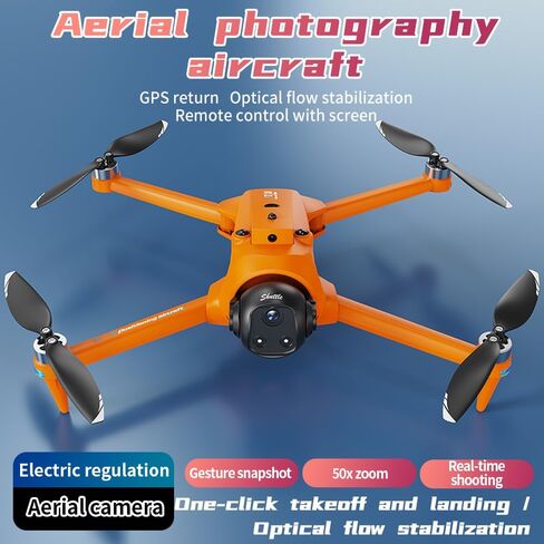 AE20 GPS Drone with 4K Camera for Adults, 5G RC Drones with 4.5" HD Screen | GPS Follow & Auto Return, Long Range Transmission, 60 Mins Flight Time, Foldable Drone with Brushless Motor, Under 249g in Kuwait