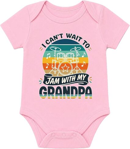 Assorted Baby Onesies For Grandpa - Newborn Papa Gifts Assorted Colors in Kuwait