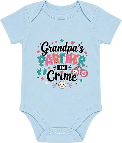 Assorted Baby Onesies For Grandpa - Newborn Papa Gifts Assorted Colors in Kuwait