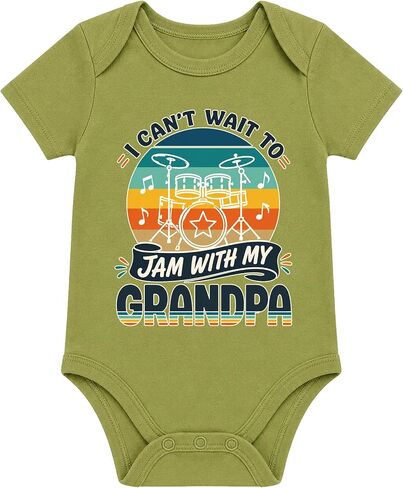 Assorted Baby Onesies For Grandpa - Newborn Papa Gifts Assorted Colors in Kuwait