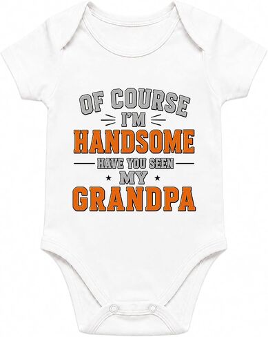 Assorted Baby Onesies For Grandpa - Newborn Papa Gifts Assorted Colors in Kuwait