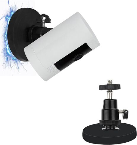 TEKCAM Magnetic Camera Mount Compatible with Ring Stick up Cam Battery(2nd/3rd), Ring Outdoor Cam Plus, No Drill Camera Wall Mounting Bracket for Outdoor Indoor, Adjustable Rubber Coated Magnet Base in Saudi Arabia