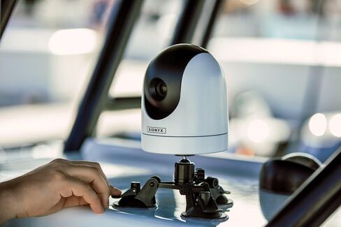 SiOnyx Nightwave Camera, Rugged Ultra-Low Light Color Night Vision Marine Boat Dome Camera with Vinyl Cover and Signature Series Lens Cloth | DIY Installation | Easy-to-Use App Connectivity in Saudi Arabia