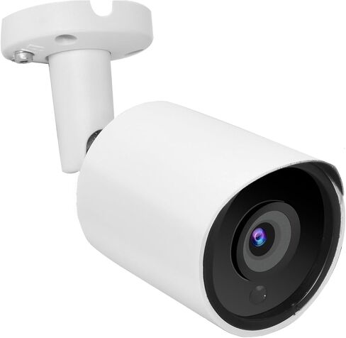 5MP PoE IP Bullet Security Camera with 2.8mm Lens (White) | H.265 Compression, 105° Wide Angle, IP66, 80ft Night Vision, Compatible with Third-Party NVRs and Software in Saudi Arabia