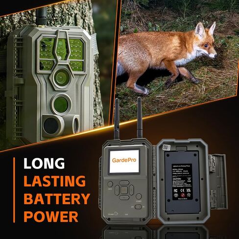 8.0Ah Rechargeable Battery for GardePro R3 Pro & Meidase P300 Pro | Replacmenet L780D Battery,Compatible with GardePro X66 Pro/X66 Pro Max,E6 2.0 Pro,E8 2.0 Pro,Meidase S965 Pro Trail Cameras in Kuwait