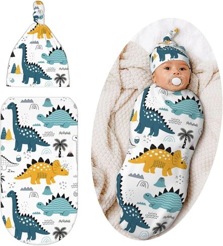 Cute Swaddle Blanket for Baby, Soft Swaddling for Newborn Unisex Baby Stuff, Shower Gifts in Kuwait