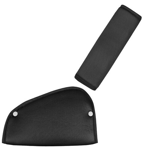 Kids Seat Belt Cover Pads, Universal Seat Belt Adjuster for Kids, HNHUAMING Kid's Shoulder & Belly Protective Padding for Travel, Soft Breathable Car Seat Straps Pads for Children, Pink in Saudi Arabia