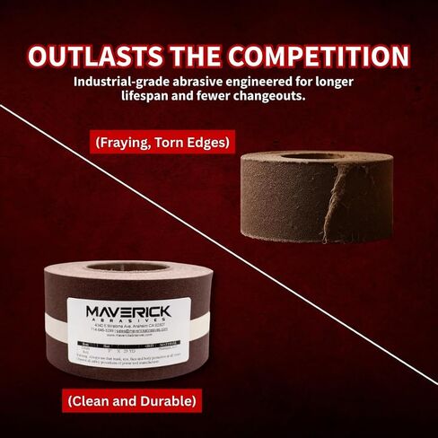 Drum Sander Sandpaper Roll 3" X 25 Yards Premium Aluminum Oxide Cloth Backed (120 Grit) in Kuwait